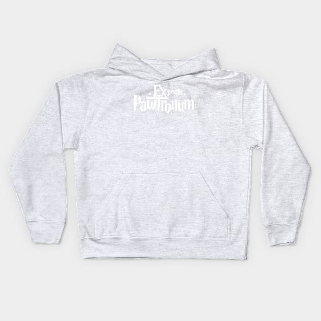 Expecto Pawtronum Dark Kids Hoodie by Cinestore Merch